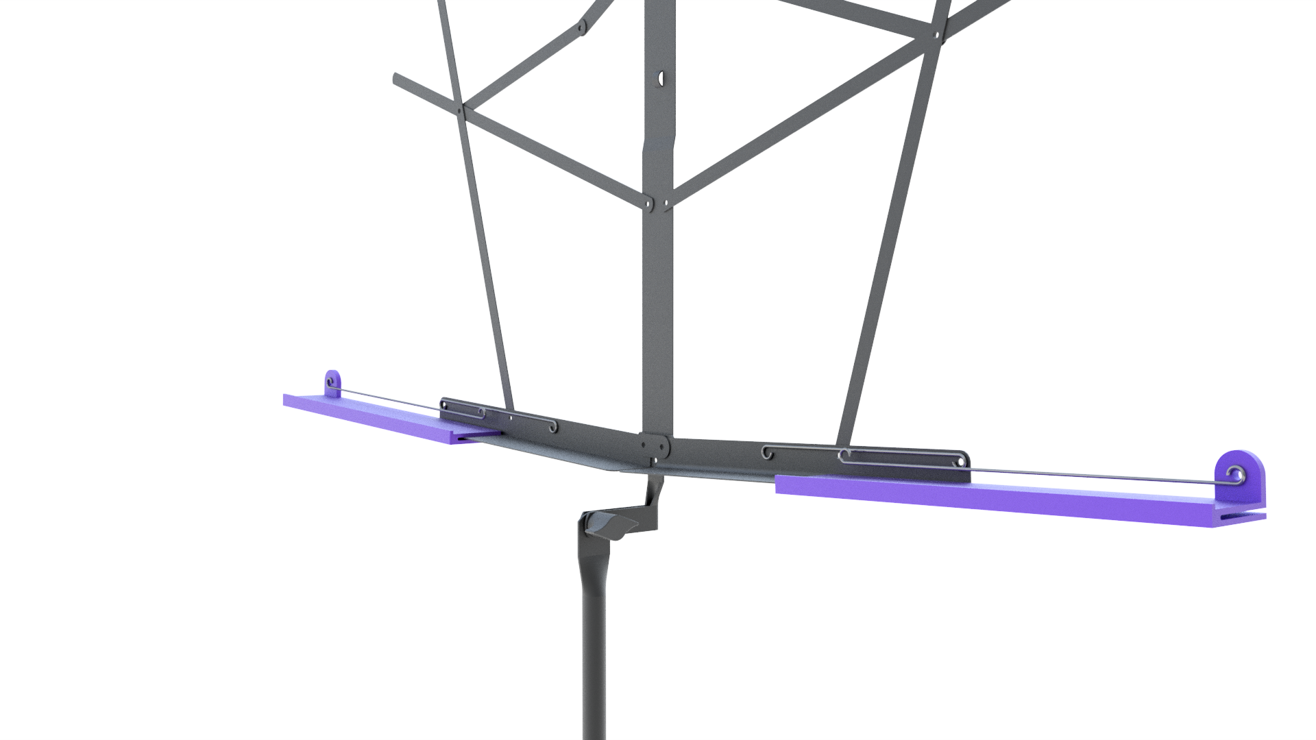 3D Modeling of the improved music stand with the human scale